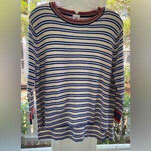 CAbi Multicolor Striped Knit Sweater